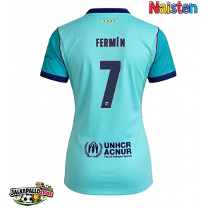 Barcelona Fermin Lopez #7 Kolmaspaita Naisten 2026-27 Lyhythihainen